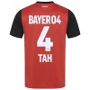 Camiseta de fútbol Bayer 04 Leverkusen Jonathan Tah 4 Primera Equipación 2024-25 - Hombre